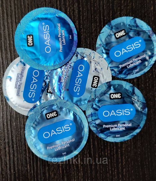 Мастило ONE Oasis Premium Personal Personal Lubricant 3ml - Формула на водній основі 274 фото