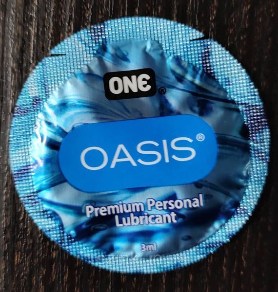 Мастило ONE Oasis Premium Personal Personal Lubricant 3ml - Формула на водній основі 274 фото