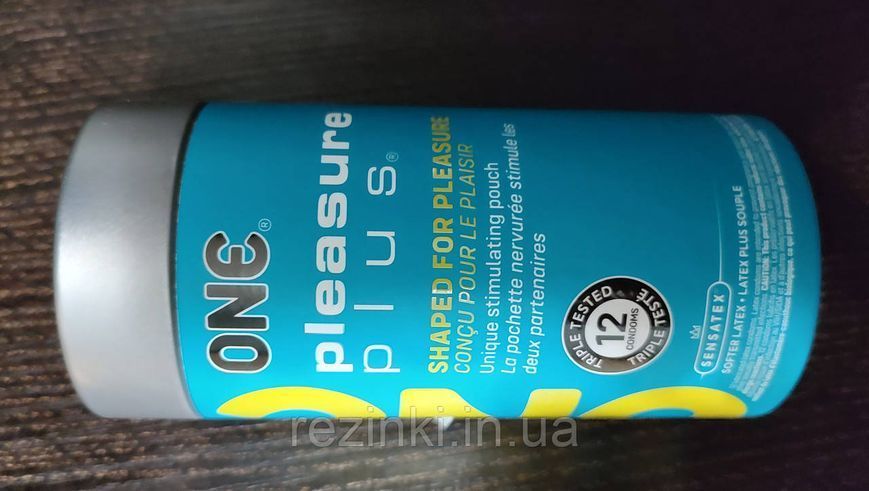 Презервативы ONE Pleasure Plus 12 шт - уникальный мешочек на верхушке с мелкими внутренними ребрами 128 фото