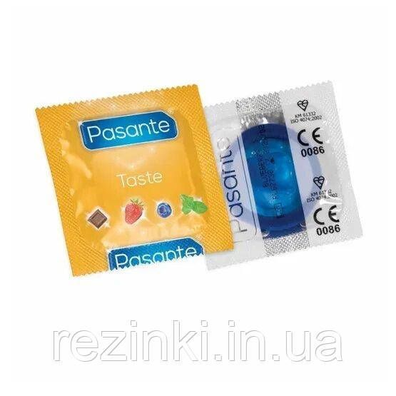 Презервативы Pasante Taste набор из 3 шт. - подходят для вагинального, анального или орального секса 159 фото