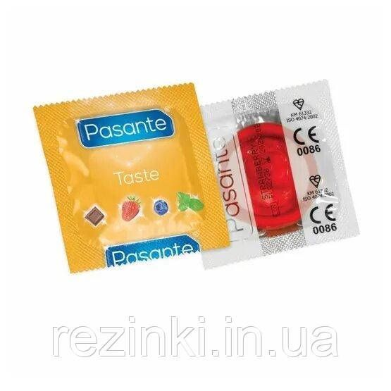 Презервативы Pasante Taste набор из 3 шт. - подходят для вагинального, анального или орального секса 159 фото