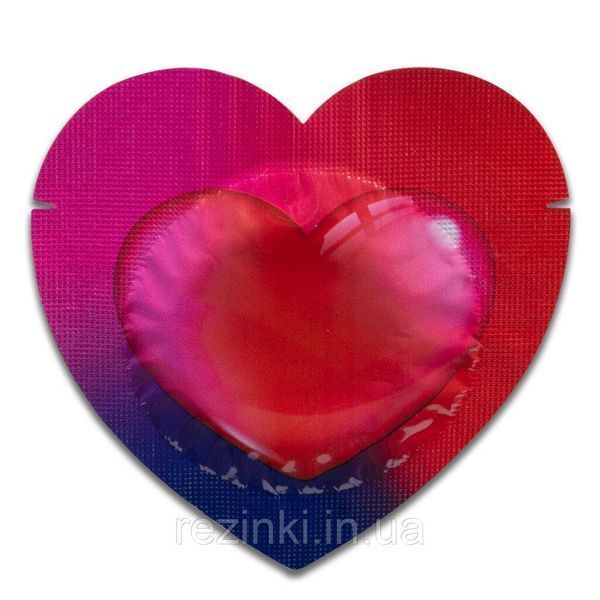 Набор презервативов Pasante Heart 12 шт - Упаковка в виде сердца, презерватив красным цветом 90 фото