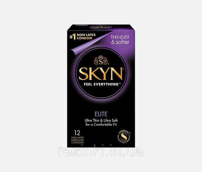 Презервативи LifeStyles SKYN ELITE 12 шт - Ультратонкі (0,028 мм), без латексу 141 фото