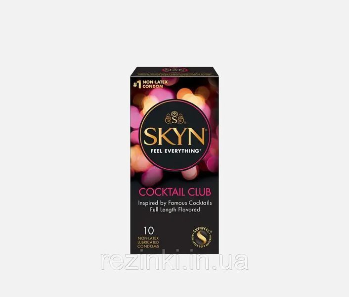 Презервативы LifeStyles SKYN Cocktail Club 10 шт - Со вкусом и ароматом 139 фото