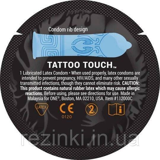 Презервативы ONE Tattoo Touch - Экзотические текстуры 3 различных вида 22 фото