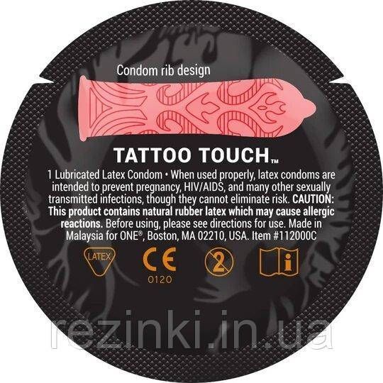 Презервативы ONE Tattoo Touch - Экзотические текстуры 3 различных вида 22 фото