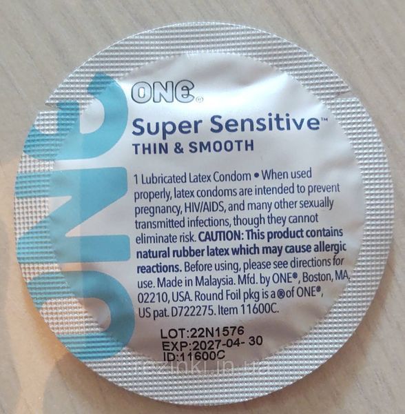 Презервативи ONE Super Sensitive &mdash; на 50% більше мастила 33 фото