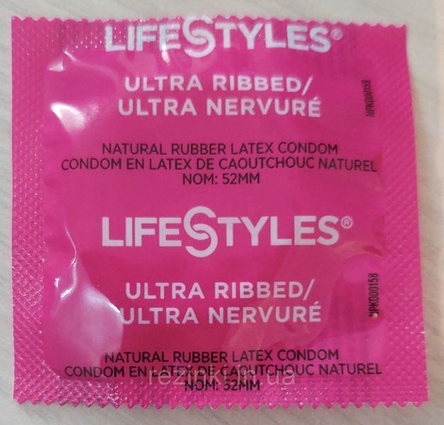 Презервативи LifeStyles Ultra Ribbed / Ultra Nervure - ребриста текстура 173 фото