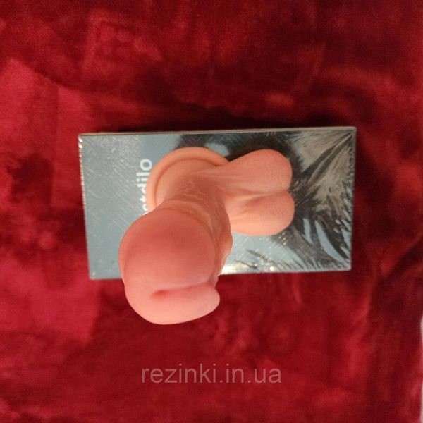 Силиконовый реалистичный огромный фаллоимитатор 9" ДИЛДО 22,8 см - Фаллоимитатор с мошонкой и присоской 242 фото