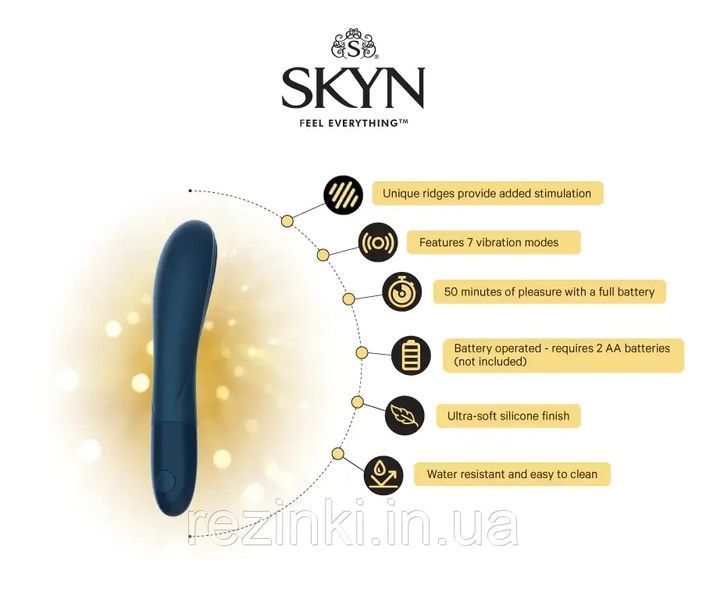 Вибратор SKYN Bow - вибратор уникальной формы и с контурной текстурой 205 фото